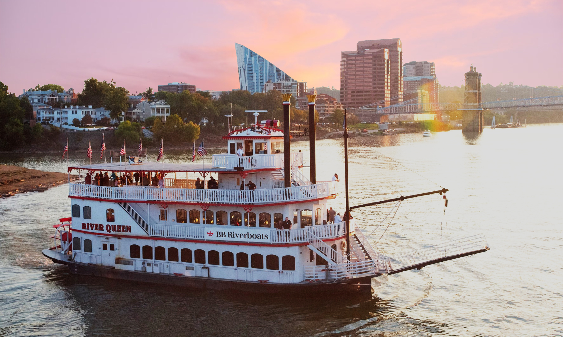 Riverboat cruise on the Ohio River