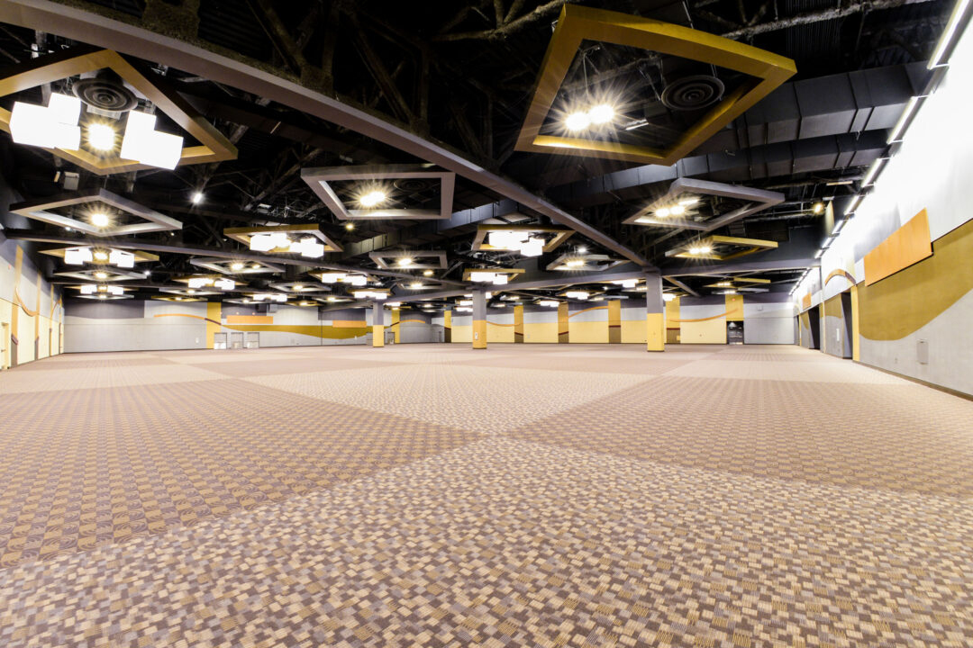 Convention center riverfront area